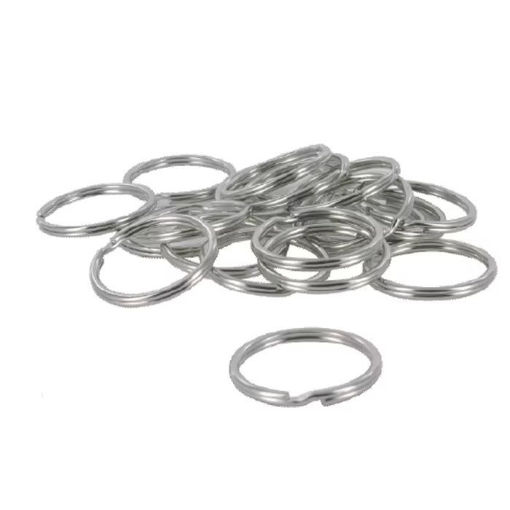 Εικόνα της Κρίκοι ασημένοι για κλειδιά 20τμχ. 23mm 1201440