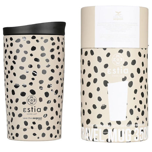 Εικόνα της Θερμος Travel Mug Save The Aegean 350ml Leopard Taupe 01-25663