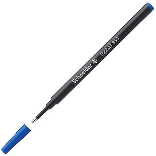 Ανταλλακτικό rollerball Schneider Topball 850 μπλε χρώμα με μύτη 0.5mm και μεταλλικό κορμό.