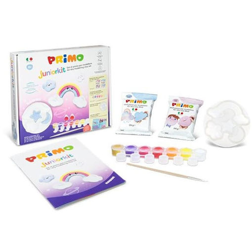 Εικόνα της Juniorkit Primo Kawai Set (+2 Pastel πηλοί 250gr, καλούπι, τέμπερες,creative book) 7042944