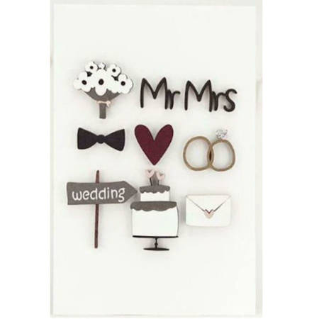 Εικόνα της Κάρτα ευχετήρια Joy The Brand ''Mr & Mrs'' 15x11cm.