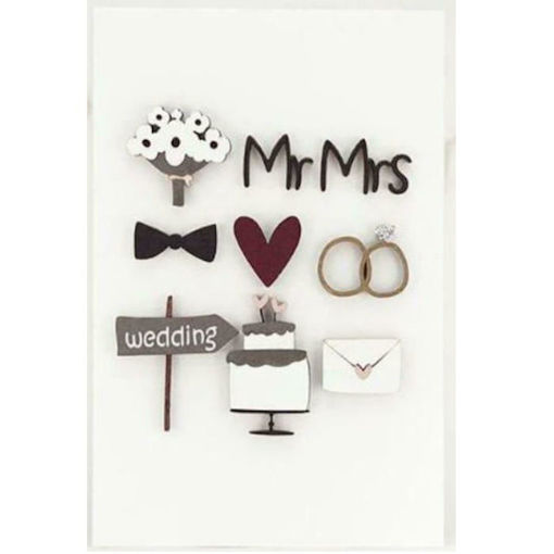 Εικόνα της Κάρτα ευχετήρια Joy The Brand ''Mr & Mrs'' 15x11cm.