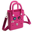 Εικόνα της Tσάντα Cactus Croqbag με διακοσμητικά φούξια 16x20cm CT9560B-24