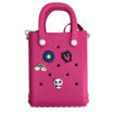 Εικόνα της Tσάντα Cactus Croqbag με διακοσμητικά φούξια 16x20cm CT9560B-24