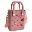 Εικόνα της Tσάντα Cactus Croqbag με διακοσμητικά ροζ 16x20cm CT9560B-09