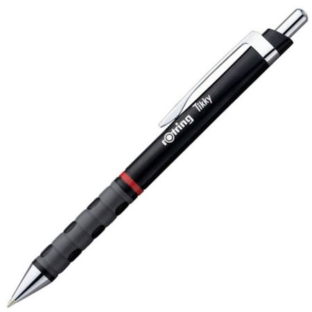 Εικόνα της Στυλό Rotring Tikky Μαύρο Ballpoint 0.7mm με μπλε μελάνι