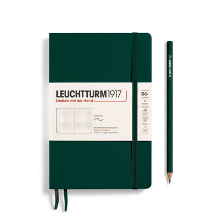 Εικόνα της Σημειωματάριο Leuchtturm1917 B6+ Paperback Dotted Forest Green 123φ.
