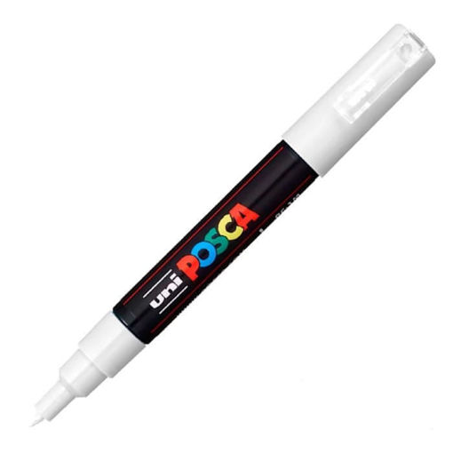 Εικόνα της Μαρκαδόρος Posca PC-1M White 0.7mm 1 Uni-Ball
