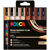 Εικόνα της Μαρκαδόροι Posca PC-5M set 8 τεμαχίων Portrait colors Uni PC-5M 8P