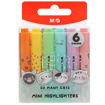 Εικόνα της Mαρκαδόροι υπογραμμίσεως mini Pastel M&G 6τεμ. AHM29677