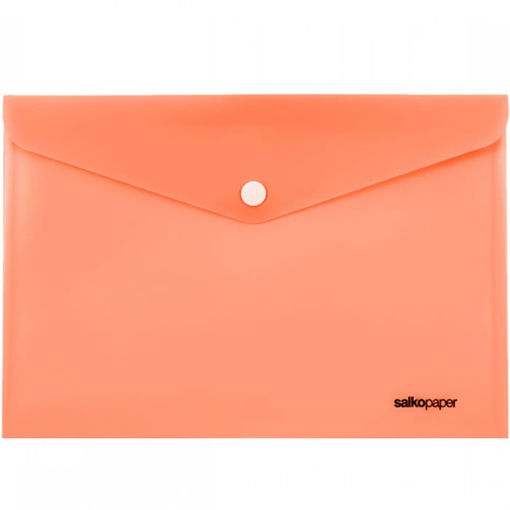 Εικόνα της Ντοσιέ κουμπί Salko A4 Pastel P230 Αδιαφανές 5 χρώματα