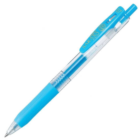 Εικόνα της Στυλό Ζebra Sarasa Gel Clip 0.7 Light Blue ZB-14326