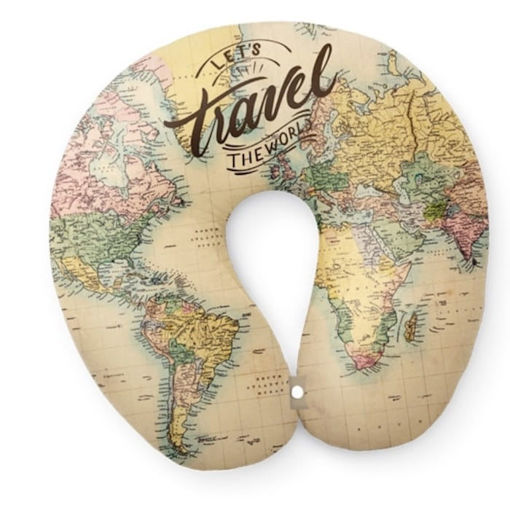 Εικόνα της Μαξιλάρι Total Gift Old MapTravel XL1823 30x30x10cm