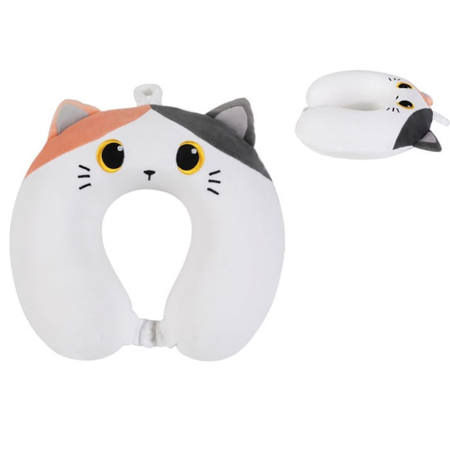 Εικόνα της Μαξιλάρι Total Gift Orange Cat Travel XL182184B 30x30x10cm