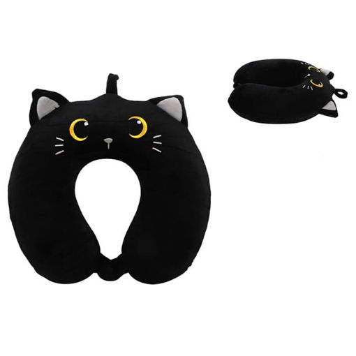 Εικόνα της Μαξιλάρι Total Gift Black Cat Travel XL2184A 30x30x10cm