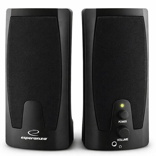 Εικόνα της Ηχεία MediaRange Υπολογιστή 2.0 με Ισχύ 2W σε Μαύρο Χρώμα ESPEP110
