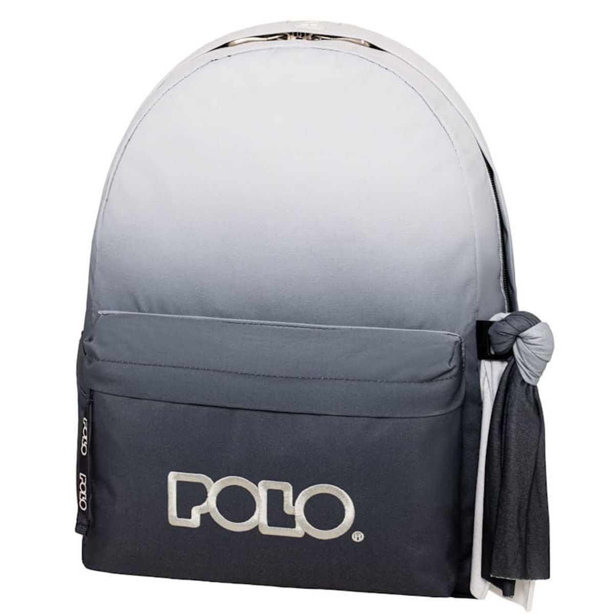 τσάντα πλάτης polo original scarf gradient γκρι μπλε