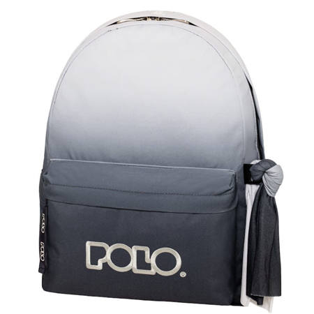 τσάντα πλάτης polo original scarf gradient γκρι μπλε