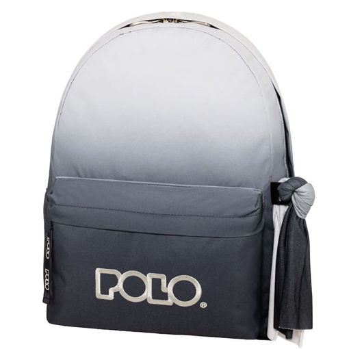τσάντα πλάτης polo original scarf gradient γκρι μπλε