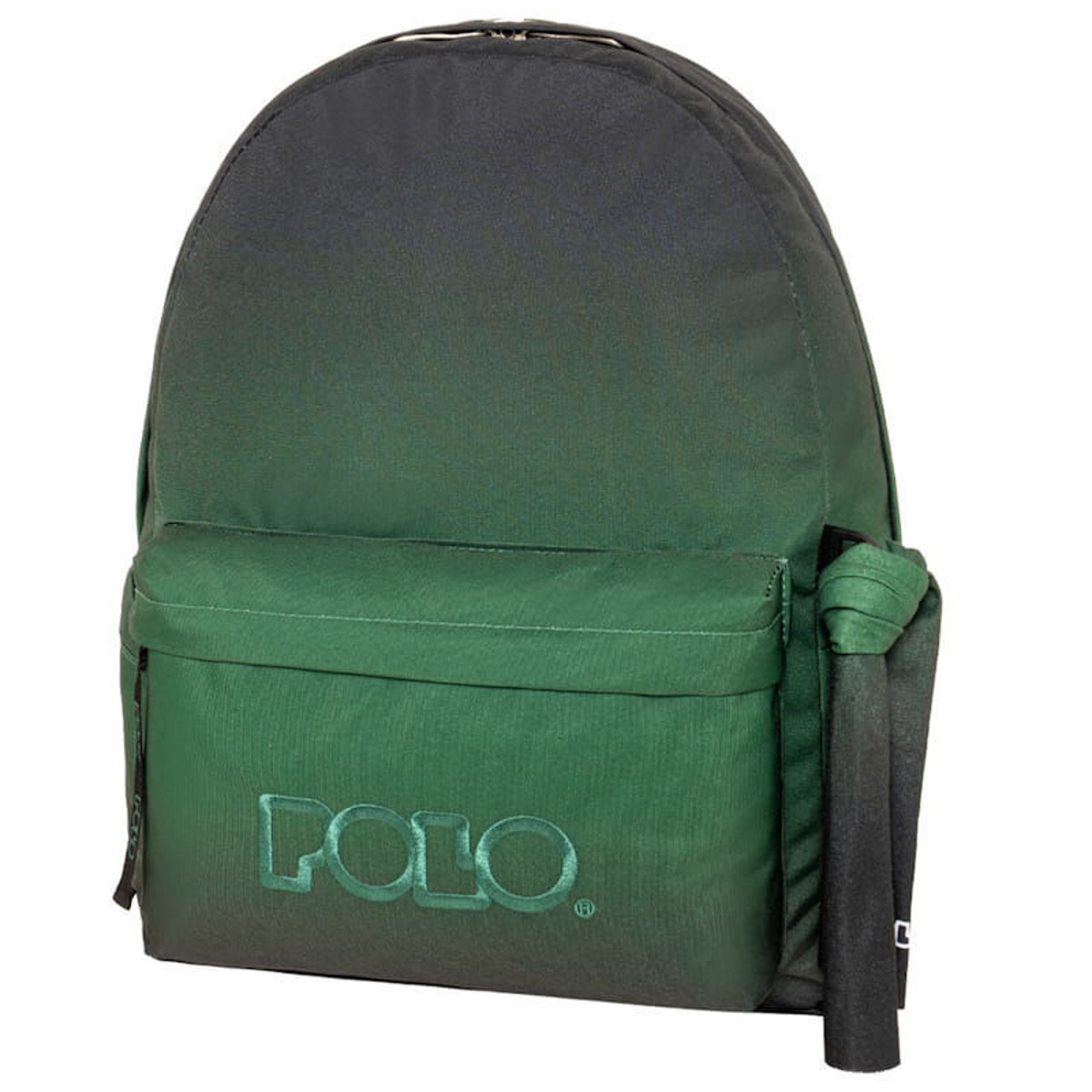 Τσάντα πλάτης Polo Original Scarf Gradient Black Green κύρια όψη