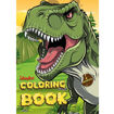 Εικόνα της Coloring Book με αυτοκόλλητα Ideyka - Dinosaur