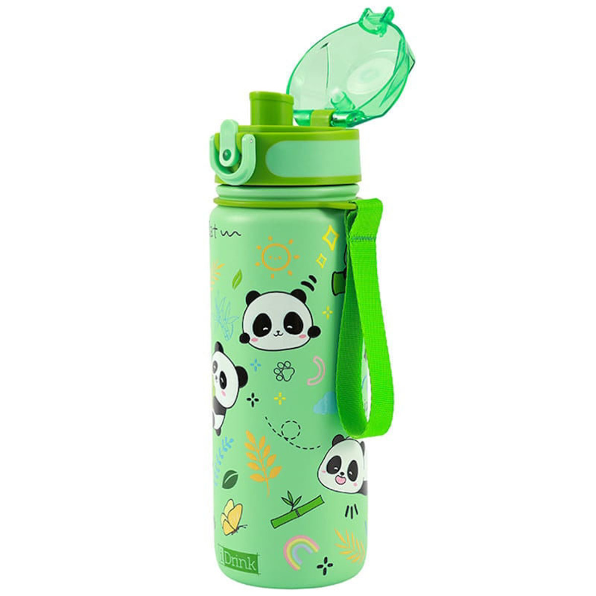 Ανοξείδωτος θερμός iDrink Panda 595ml με διπλό τοίχωμα μόνωσης και 8053634011531