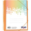 Εικόνα της Σουπλ σπιράλ Skag Α4 20 ζελατίνες pastel 6 χρωμάτων 296663