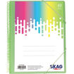 Εικόνα της Σουπλ σπιράλ Skag Α4 40 ζελατίνες neon 6 χρωμάτων 300612