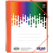 Εικόνα της Σουπλ σπιράλ Skag Α4 20 ζελατίνες κλασσικά 6 χρωμάτων 305327