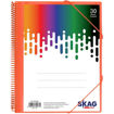 Εικόνα της Σουπλ σπιράλ Skag Α4 30 ζελατίνες κλασσικά 6 χρωμάτων 305334