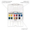 Εικόνα της Κασετίνα Pocket Plus Winsor & Newton Cotman με 12 Πλακάκια Ακουαρέλας & Πινέλο