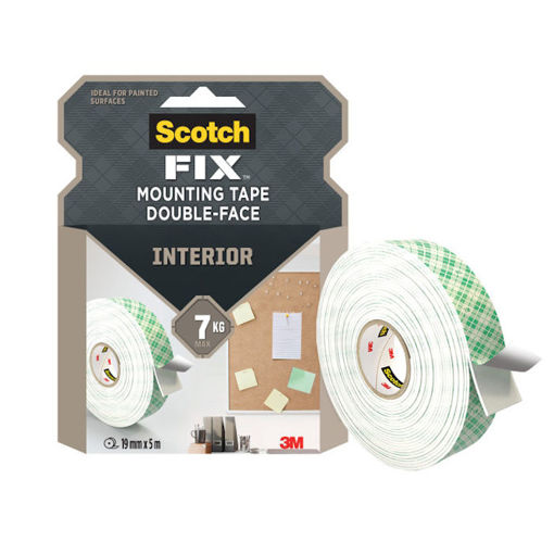 Εικόνα της Κολλητική ταινία διπλής όψης 3M Scotch Mounting Indoor 19mm x 1.5m 7kgr 4496g-191