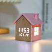 Εικόνα της Ρολόι I-Total Alarm House Pink 11x10x11cm. XL2993