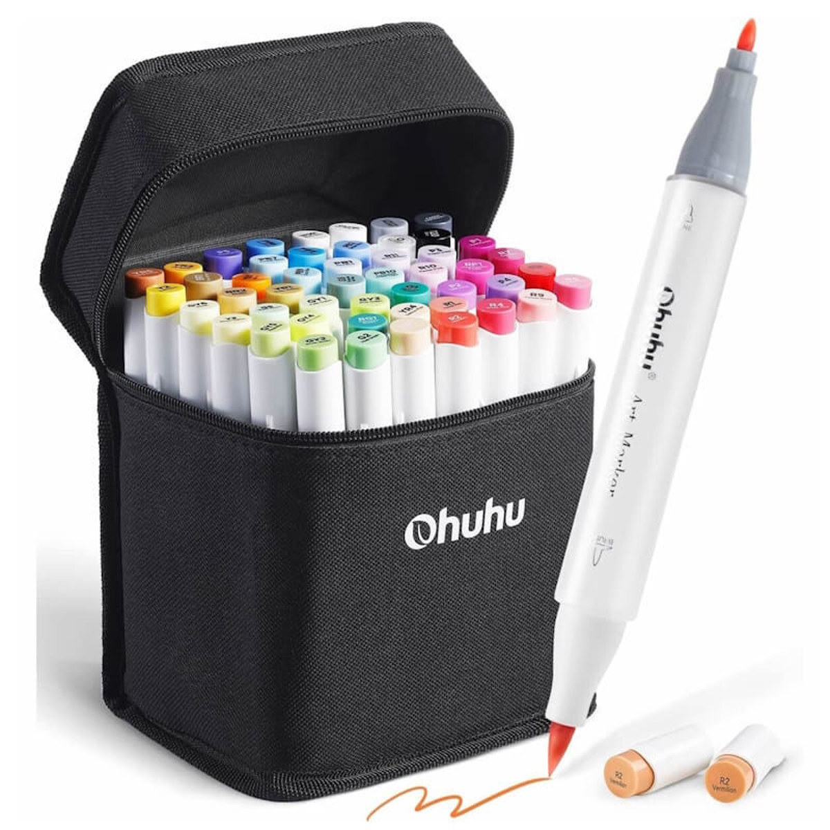 Εικόνα της Μαρκαδόροι Ohuhu Alcohol 48+1τεμ. Brush & Fine 80404-58