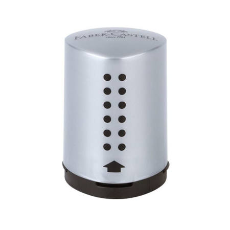 Εικόνα της Ξύστρα Faber Castell Grip mini silver 183700