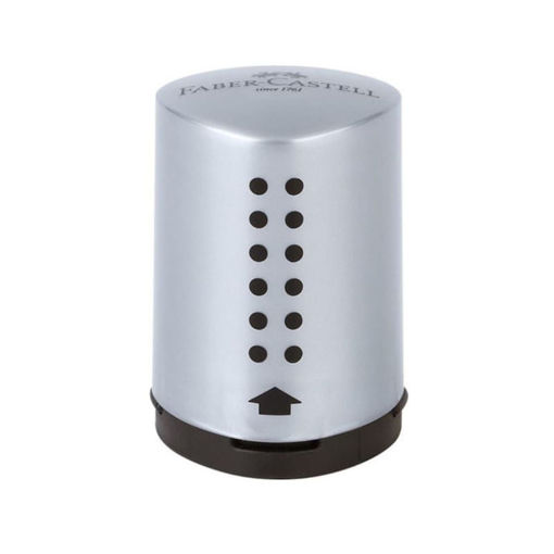 Εικόνα της Ξύστρα Faber Castell Grip mini silver 183700