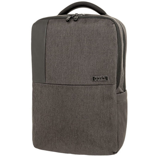 Τσάντα Polo Charcoal Ανθρακί Σακίδιο Πλάτης με Θήκη Laptop 5201927152543.