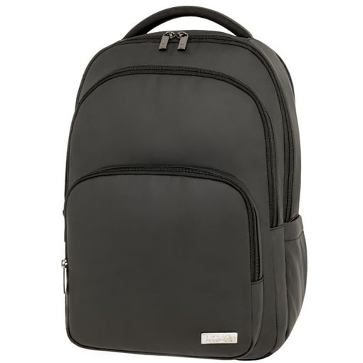 Τσάντα πλάτης Polo Dervon σε μαύρο χρώμα κύρια όψη