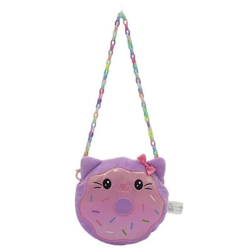 Λούτρινη τσάντα ώμου Luna Toys σε σχήμα donut από τη σειρά Squishcuties