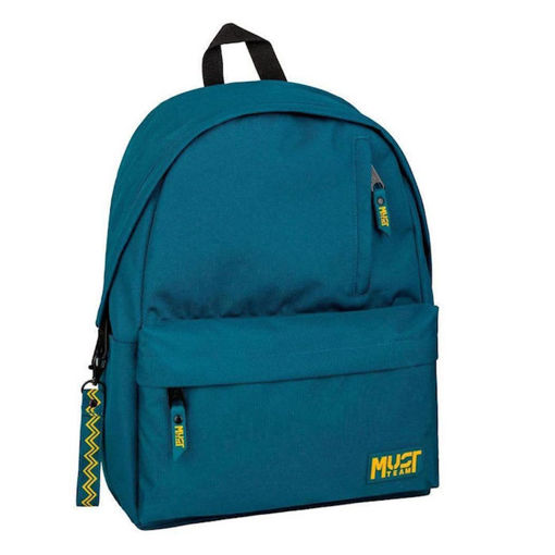 Εικόνα της Τσάντα σακίδιο Must Team Monochrome Classic πετρόλ με κίτρινο 000586382