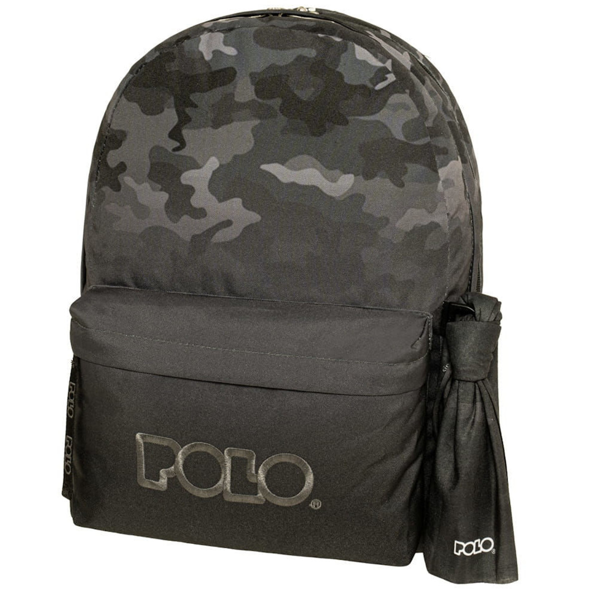 Τσάντα πλάτης Polo Original Double Scarf Gradient Camo Black σε κύρια όψη.