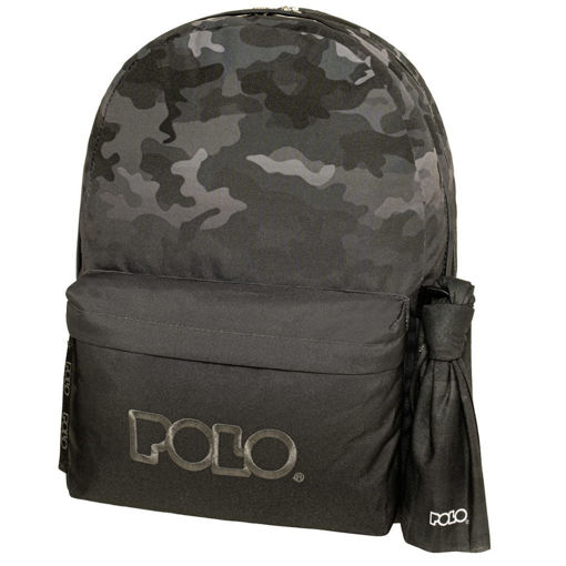 Τσάντα πλάτης Polo Original Double Scarf Gradient Camo Black σε κύρια όψη.