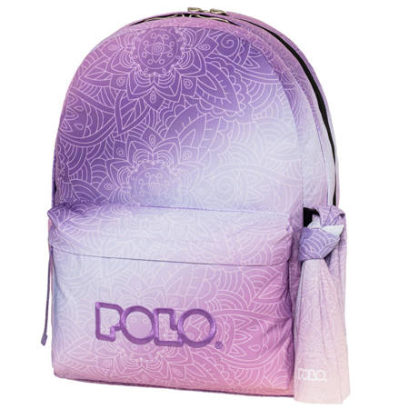 Τσάντα πλάτης Polo Original Double Scarf Gradient Purple Pink σε κύρια όψη