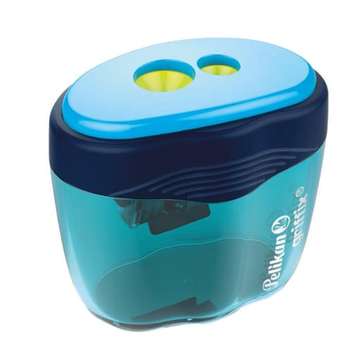 Εικόνα της Ξύστρα πλαστική Pelikan διπλή grifix blue 701280