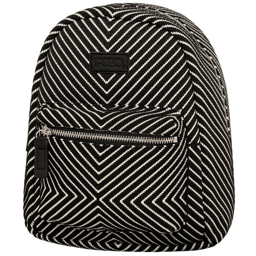 Εικόνα της Tσαντάκι πλάτης Polo Mini Seya Black/White 911007-8485