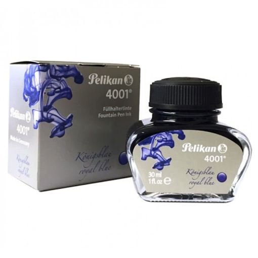 Εικόνα της Μελάνι Pelikan 30ml μπλε για πένες γυάλινο μπουκάλι 4001/78