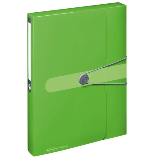 Εικόνα της Κουτί λάστιχο Α4 Herlitz 4cm. πράσινο easy orga P.P. 11206133