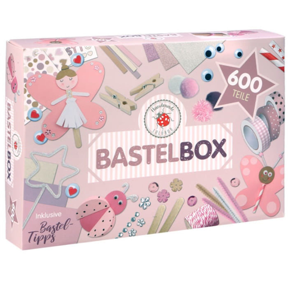 Εικόνα της Βαλιτσάκι Χειροτεχνίας 600τεμ. Lulubag Bastel box ''Boho'' 22x16x5 40015