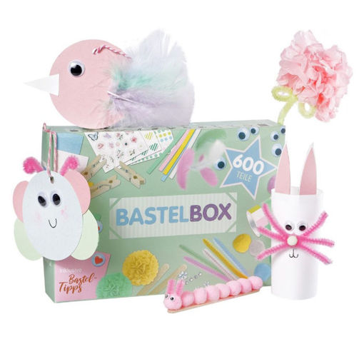 Εικόνα της Βαλιτσάκι Χειροτεχνίας 600τεμ. Lulubag Bastel box ''Pastel'' 22x16x5 40003