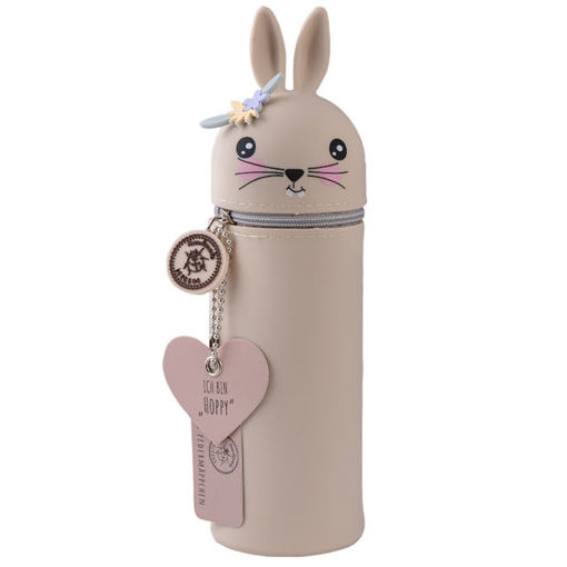 Εικόνα της Κασετίνα - Μολυβοθήκη Lulubug Σιλικόνης Rabbit Hoppy 25613